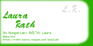 laura rath business card